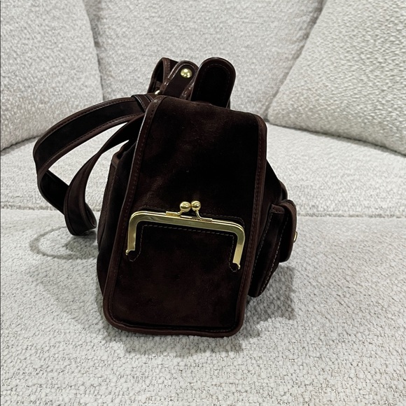 Coach Dark Brown Leather Bag - Picture 5 of 13